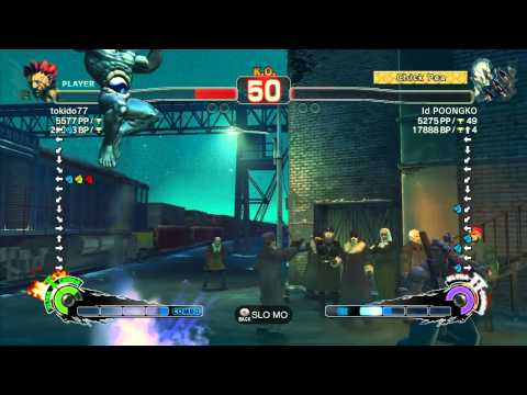Tokido (Akuma) vs Poongko (Seth) - SSF4 Arcade Edition Xbox Live Ranked Match