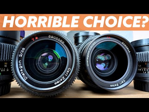 Everything I HATE About My Vintage Cinnemodded Contax Zeiss Lens Set