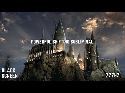 HOGWARTS SHIFTING SUBLIMINAL BLACK SCREEN 777Hz RAIN