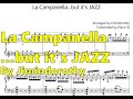 La Campanella But It S JAZZ Jimindorothy Transcription