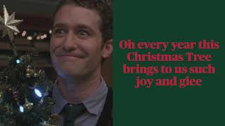 Glee O Christmas Tree Lyrics