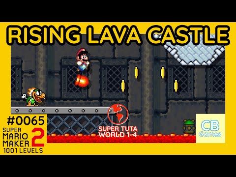 Iggy's Rising Lava Level (Super Tuta World 1-4) | Super Mario Maker 2 | 1001 Levels #0065