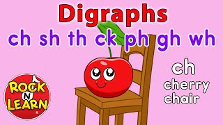 Digraphs | ch, sh, th, ck, ph, gh, wh | Rock 