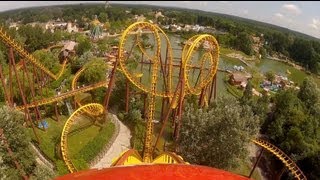 Goudurix Roller Coaster POV Parc Asterix Paris France