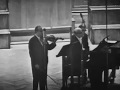 David Oistrakh & Sviatoslav Richter play Brahms, Bartok, Prokofiev, Schubert, Beethoven   video 1972