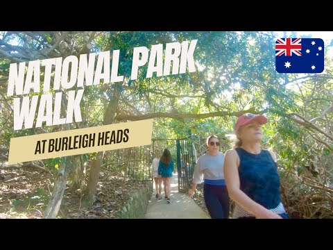 National Park Walk at Burleigh Heads in Gold Coast, Australia