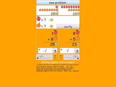 Adding apples and oranges Video