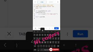 python program to check leap year! how check leap year in python #shorts #python #coding #hi_coders