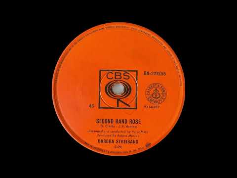 1965: Barbra Streisand - Second Hand Rose - mono 45