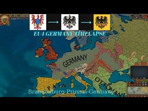 EU4 TİMELAPSE | Brandenburg - Prussia-Germany | 1.32