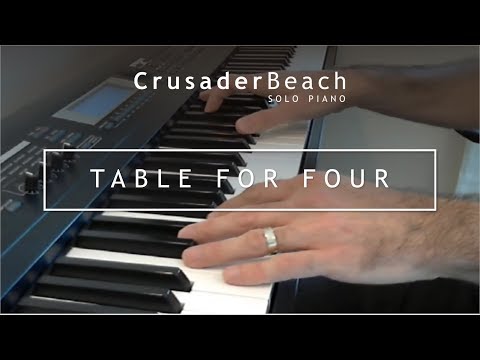 CrusaderBeach - Table For Four | Uplifting Upbeat Instrumental Piano Music