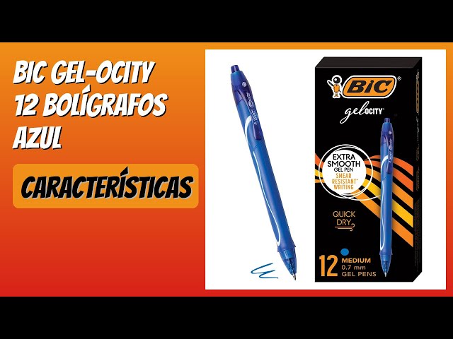 Vídeo relacionado con BIC Atlantis Soft - Bolígrafos retráctiles de punta media (1.0 mm), escritura fluida, caja de 12 unidades, color azul