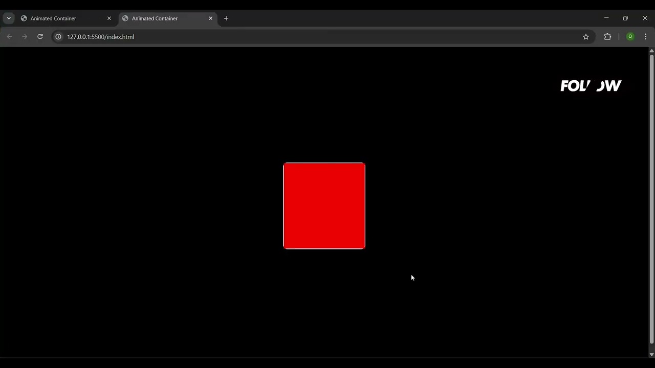 Animated Container with RGBA color effect (Html & CSS) | WebCraft | 
