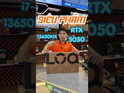 Video giới thiệu: Laptop Lenovo LOQ Intel Core i7-13650HX | RTX 5050 8GB GDDR7 | 15.6 inch FHD 144Hz| 16GB | 512GB | Windows 11 Home | Xám