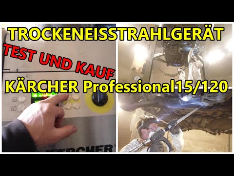 Test and purchase of the Kärcher dry ice blasting device from Johann Suppan