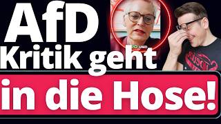 Ich liege am Boden: Bärbel Schäfer wird AfD-Kritikeren und versagt umgehend!