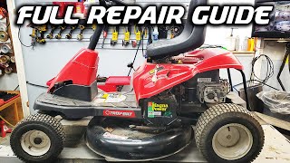 How To Easily Fix A 30" Rear Engine Riding Mower That Will Not Start, Won