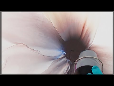 Watch This One Color Turn Into Many | Relaxing Alcohol Ink Art for Beginners