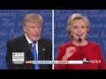 Presidential Debate Highlights Trump Clinton Defend Tax Plans