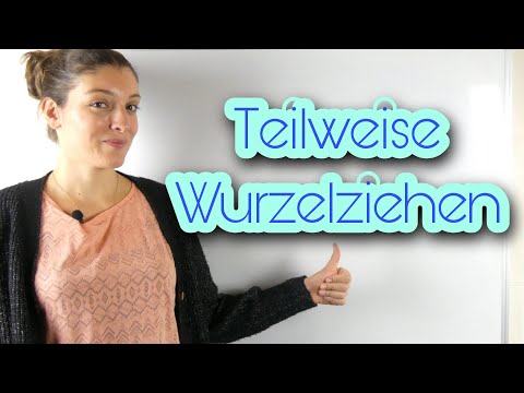 TEILWEISE WURZELZIEHEN (Teilweises Radizieren mit Brüchen und Variablen)