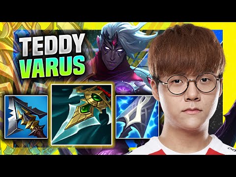 TEDDY IS READY FOR VARUS! - T1 Teddy Plays Varus ADC vs Jinx! | Season 11