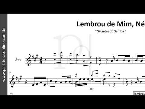 Lembrou de Mim, Né ♪ Gigantes do Samba | Partitura para Metais