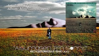 Aisumasen (I&#39;m Sorry) - John Lennon (1973) Remastered Audio 1080p Video
