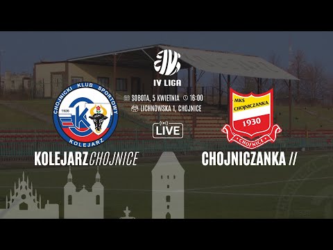 KOLEJARZ CHOJNICE-CHOJNICZANKA II CHOJNICE MECZ 23. KOLEJKI IV LIGI POMORSKIEJ 2024/25
