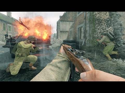 Enlisted: USA vs Germany - Omer - Invasion of Normandy | No Commentary Gameplay