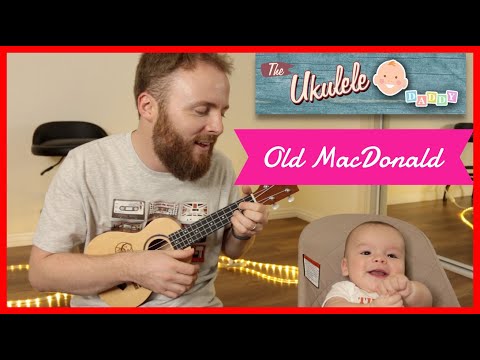 Old MacDonald Had A Farm - Ukulele Tutorial (Kids Songs & Nursery Rhymes)