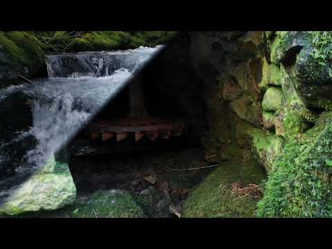 Fervenza de Raxoi a vista de Drone  (Valga)  Pontevedra