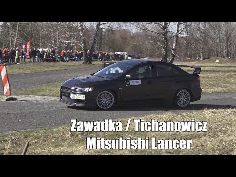 1 runda SMT 2019 - Adrian Zawadka / Oskar Tichanowicz - Mitsubishi Lancer