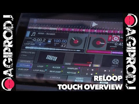 RELOOP TOUCH Virtual DJ 8 Controller | NAMM18 - agiprodj.com