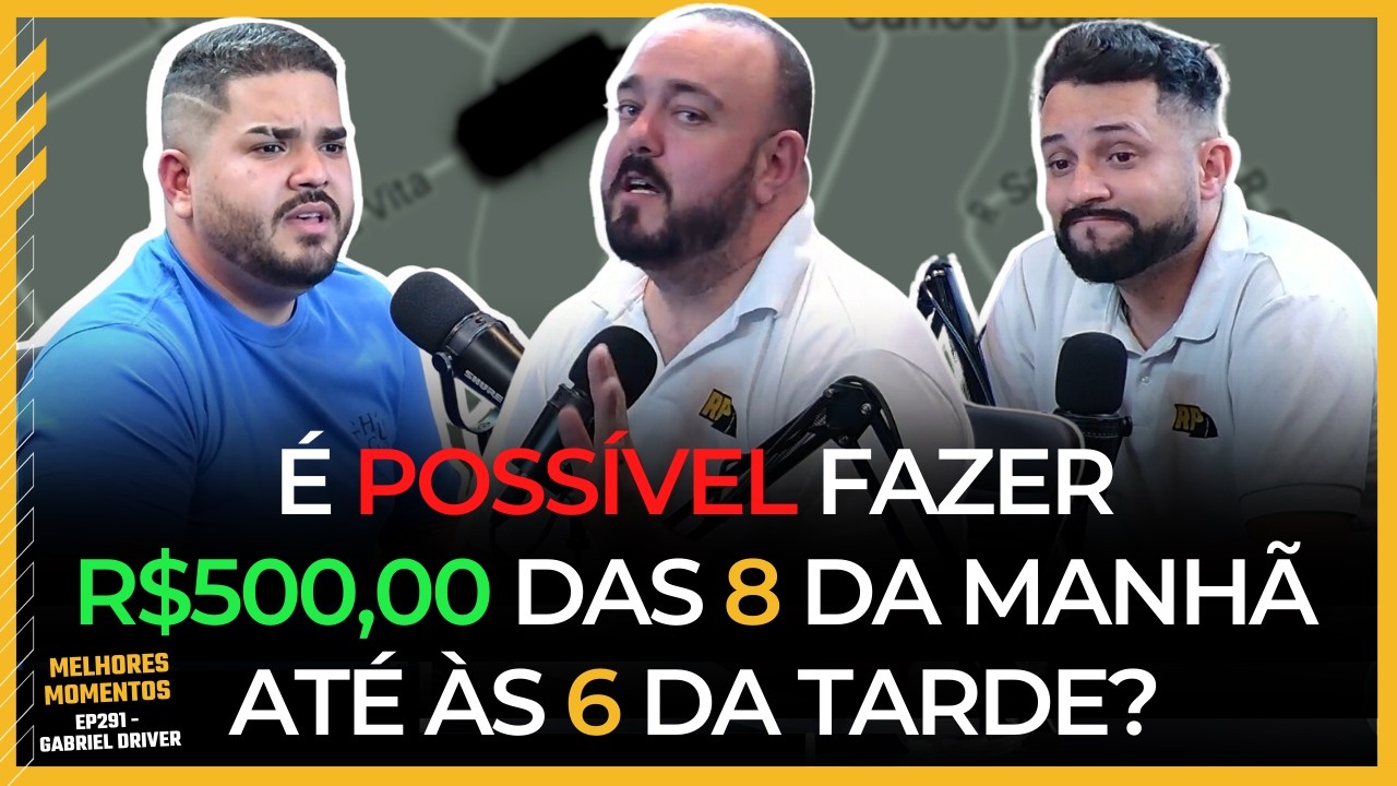 INICIANTE, as  3 PRINCIPAIS coisas que o  MOTORISTA de APLICATIVO precisa SABER.