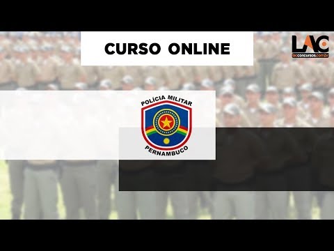 Curso Online Pré-Edital - Polícia Militar de Pernambuco (PM PE) - Soldado