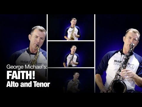 Faith by George Michael   Funky Saxophone Multitrack Version Video
