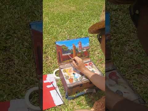 Pintando en La Cruz, Corrientes