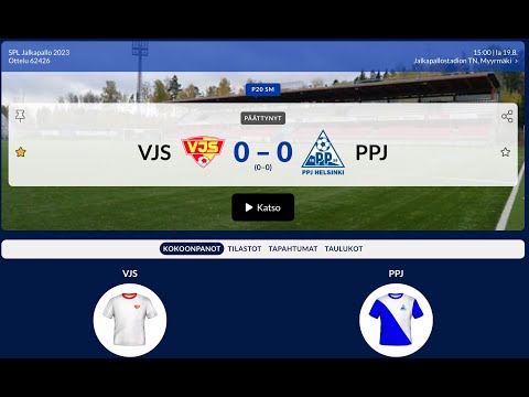 Jälkipelit SM 2023 VJS - PPJ 19.8.2023