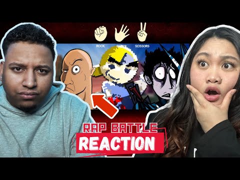 The Rock vs Paperboy vs Edward Scissorhands - RAP BATTLE! | Couple Reacts