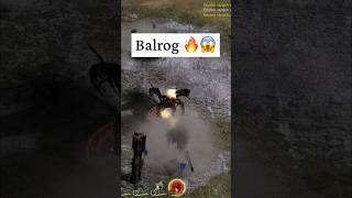 The terrifying power of the Balrog in BFME2 #lotr #gaming #shorts