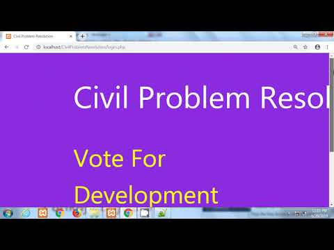 PHP Mysql Project Part 3 | Civil Problem Resolution