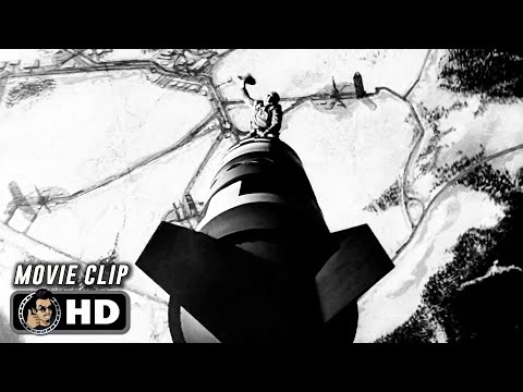 Riding The Bomb Scene | DR. STRANGELOVE (1964) Movie CLIP HD