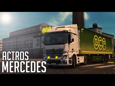 Mercedes Actros MP4 | Euro Truck Simulator 2 (ETS2 1.27 Mod)