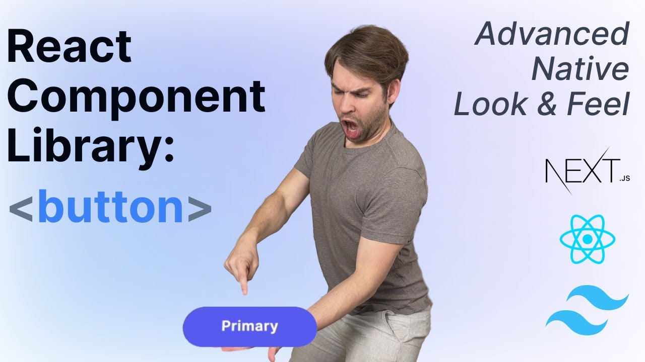 The Ultimate Button with React Aria! Build a React Component Library with Tailwind CSS & Next.js