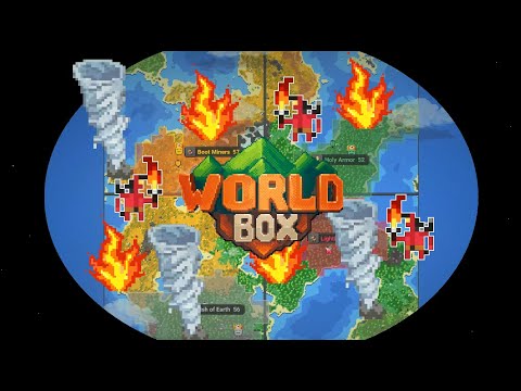 Four Villages Try To Survive Endless Disasters! - WorldBox