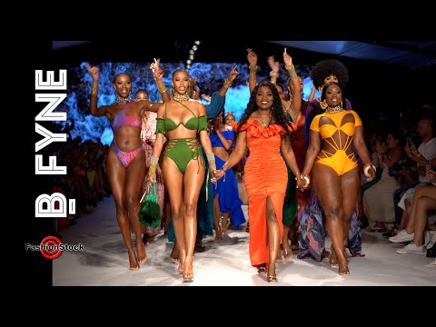 B FYNE Swimwear Fashion Show 2022 - Miami Swim Week Paraiso | Swimsuit Runway Bikini Models