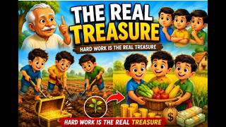 The Real Treasure | Inspirational Story for Kids | Hard Work is the Real Treasure 🌾💰