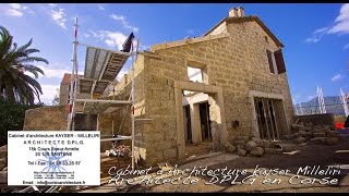 preview picture of video 'Architecte en Corse Chantier de la maison cantonnière à Propriano pour l'office du Tourisme'