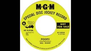 Bill Giant – “Poof!!” (MGM) 1962