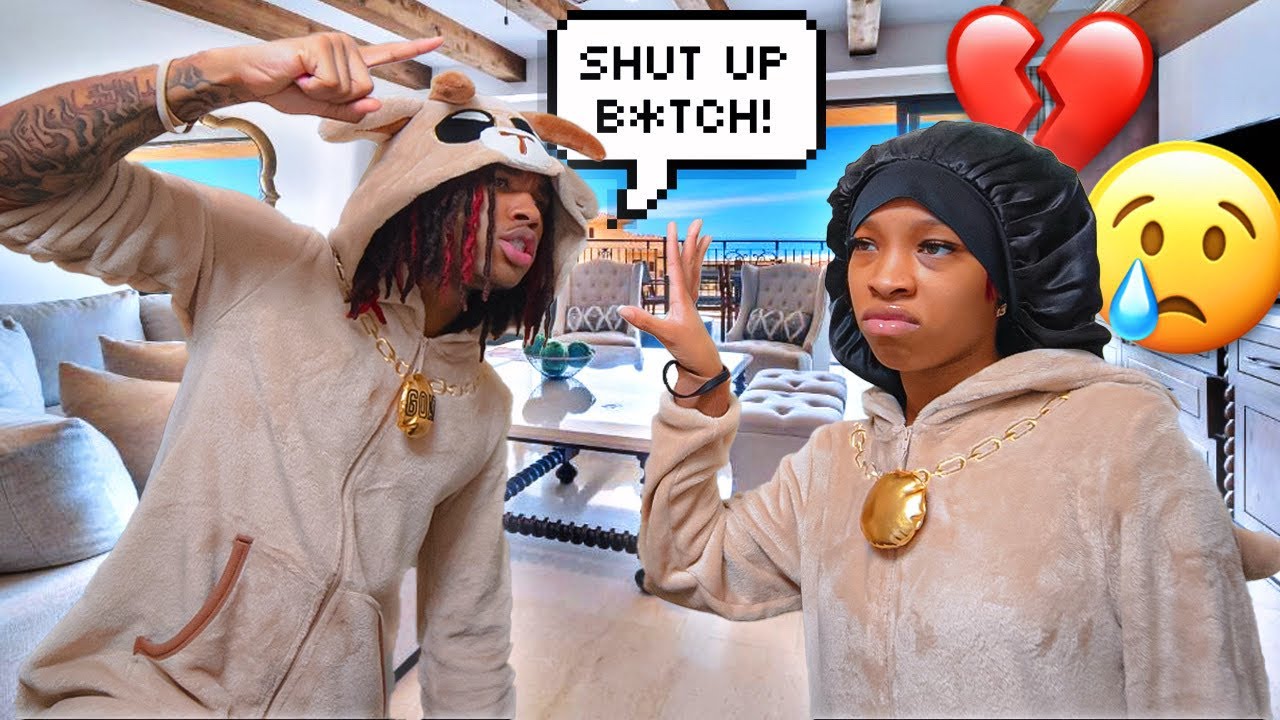 CALLING KAJAH THE “B WORD” PRANK Pt 2 (she broke up with me🥲💔)